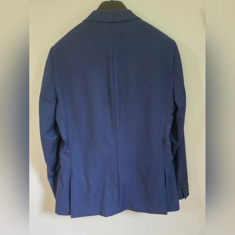 J.Ferrar Blue Blazer Slim Fit